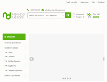 Tablet Screenshot of newland-designs.com